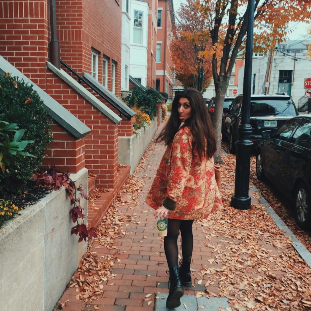 L.L. Bean Floral Corduroy Jacket